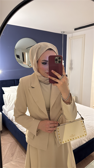 Berceste Etekli Takım - Bej