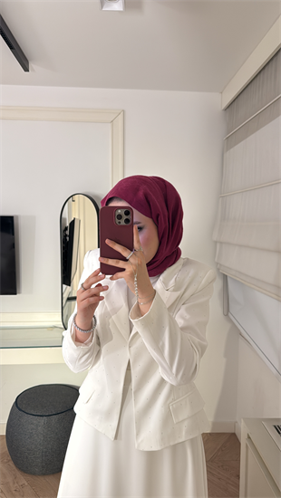 Berceste Etekli Takım - Ekru 