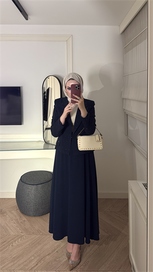 Berceste Etekli Takım - Lacivert