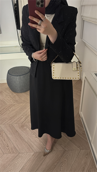 Berceste Etekli Takım - Siyah