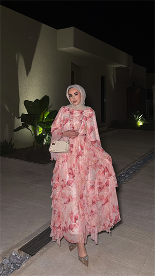 Biana Elbise - Pembe 