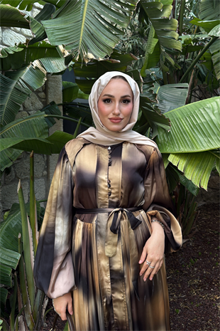 Blanche Düğme Detaylı Elbise - Siyah