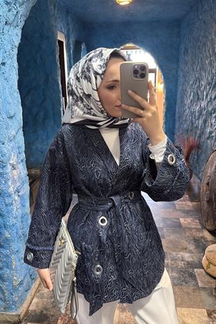 Nakkaş kot ceket - Vakronline