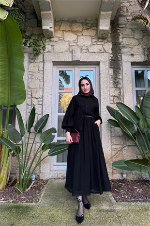 Efru Etekli Takım - Siyah