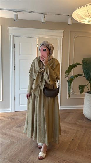 Elena Pelerinli Vual Etekli Takım - Çağla 