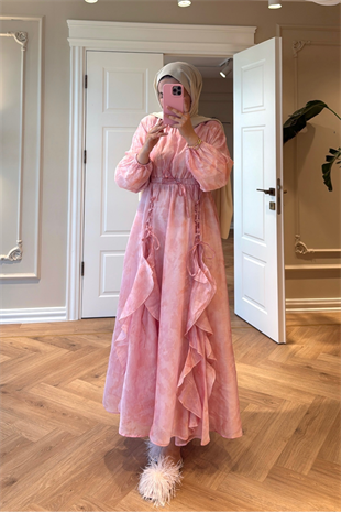 Estella Elbise - Pembe