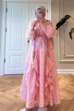 Estella Elbise - Pembe
