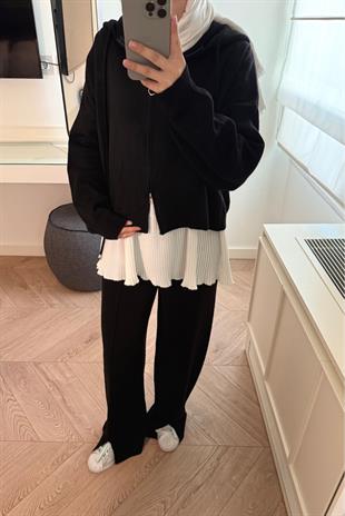 Premium Triko Takım-Siyah 