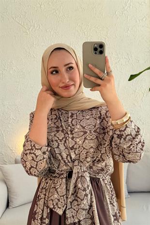 Diamond özel seri viskon takım-Füme