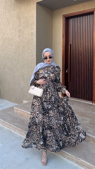 Glam Elbise - Siyah