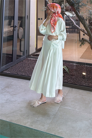 Glow Etekli Takım - Ekru