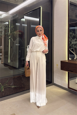 Pretty Pantolonlu Takım - Kahve