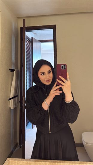 Hilde Etekli Takım - Siyah