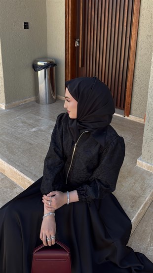 Hilde Etekli Takım - Siyah