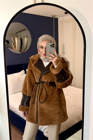İPKYOL MODEL ANGORA KABAN-CAMEL