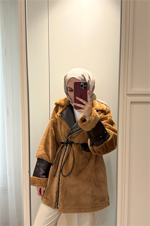İPKYOL MODEL ANGORA KABAN-CAMEL