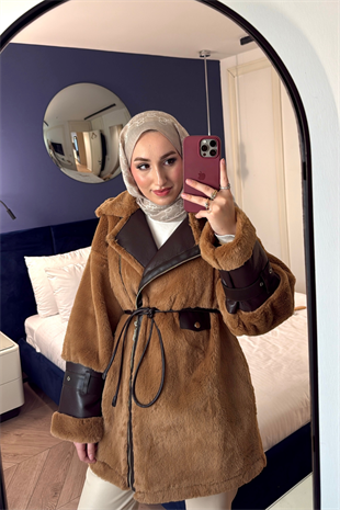 İPKYOL MODEL ANGORA KABAN-CAMEL