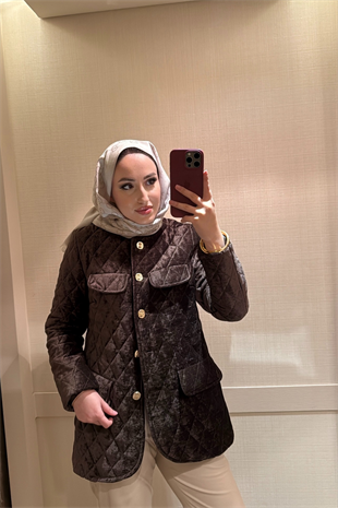 Kadife Kapitone Mont-Haki