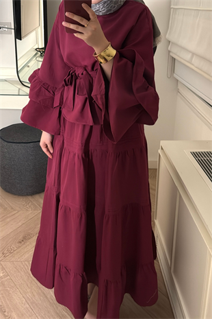 Kat Etekli Takım -Bordo