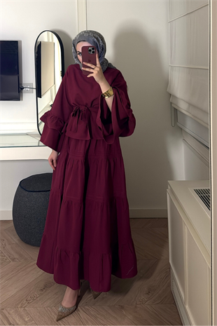 Kat Etekli Takım -Bordo