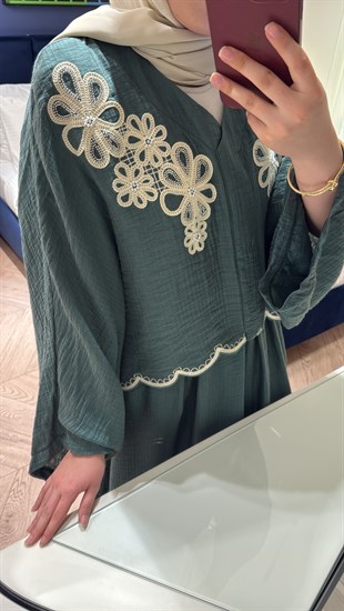 Kenna Etekli Takım - Petrol Yeşili