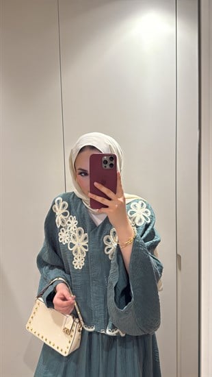 Kenna Etekli Takım - Petrol Yeşili