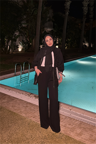 Keep Up Pantolonlu Takım - Siyah