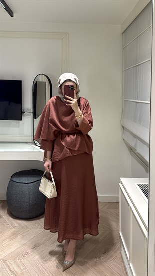 Leddy Kemerli Takım - Kiremit 