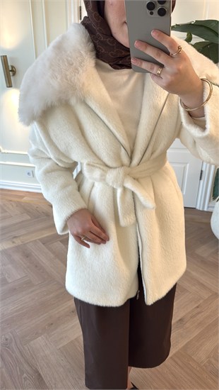 Lendi Kürklü Angora Kaban - Ekru