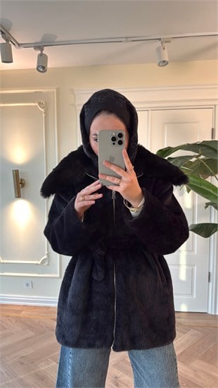Lendi Kürklü Angora Kaban -Siyah