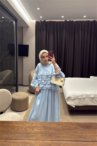 Lily Etekli Takım - Bebe Mavisi 