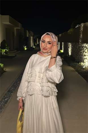 Lily Etekli Takım - Ekru