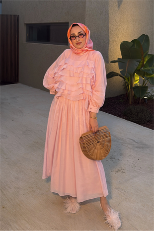 Lily Etekli Takım - Pembe