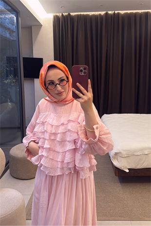 Lily Etekli Takım - Pembe