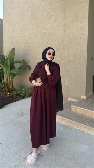 Mary Etekli Takım - Bordo