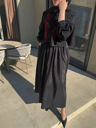 Mary Etekli Takım - Siyah