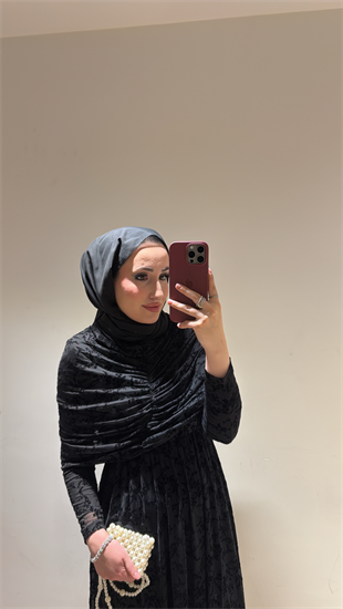 Mery elbise - Siyah
