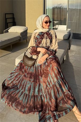 Minas Elbise - Kahve