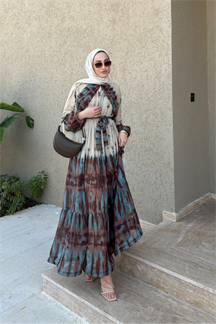 Minas Elbise - Kahve