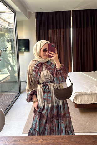 Minas Elbise - Kahve