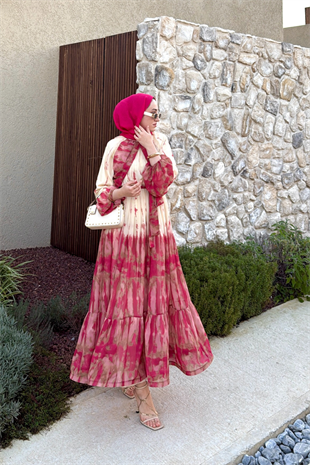 Minas Elbise - Pembe