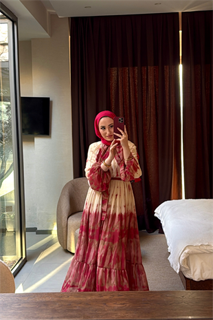 Minas Elbise - Pembe