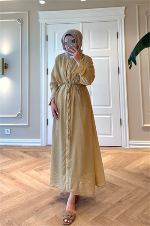 Monica Taşlı Elbise Çağla