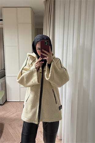 Nice Deri Biyeli Mont-Taş