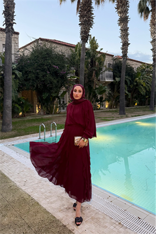 Pery Etekli Takım - Bordo