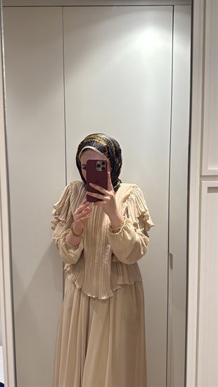 Port Etekli Takım - Bej