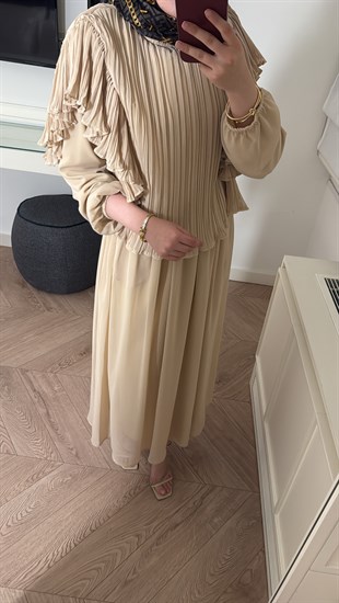 Port Etekli Takım - Bej