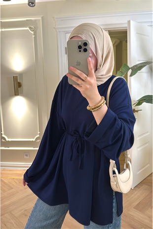 Premium Oversize Basic Sweat -Lacivert 