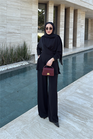 Rise Pantolonlu Takım - Siyah