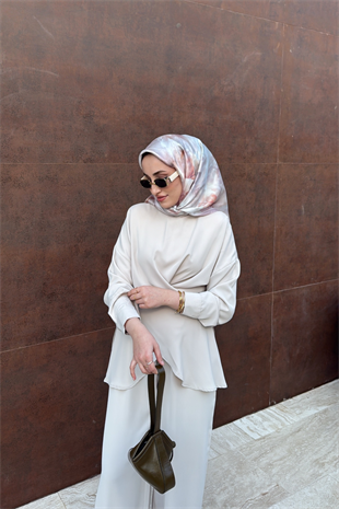 Rise Pantolonlu Takım - Taş